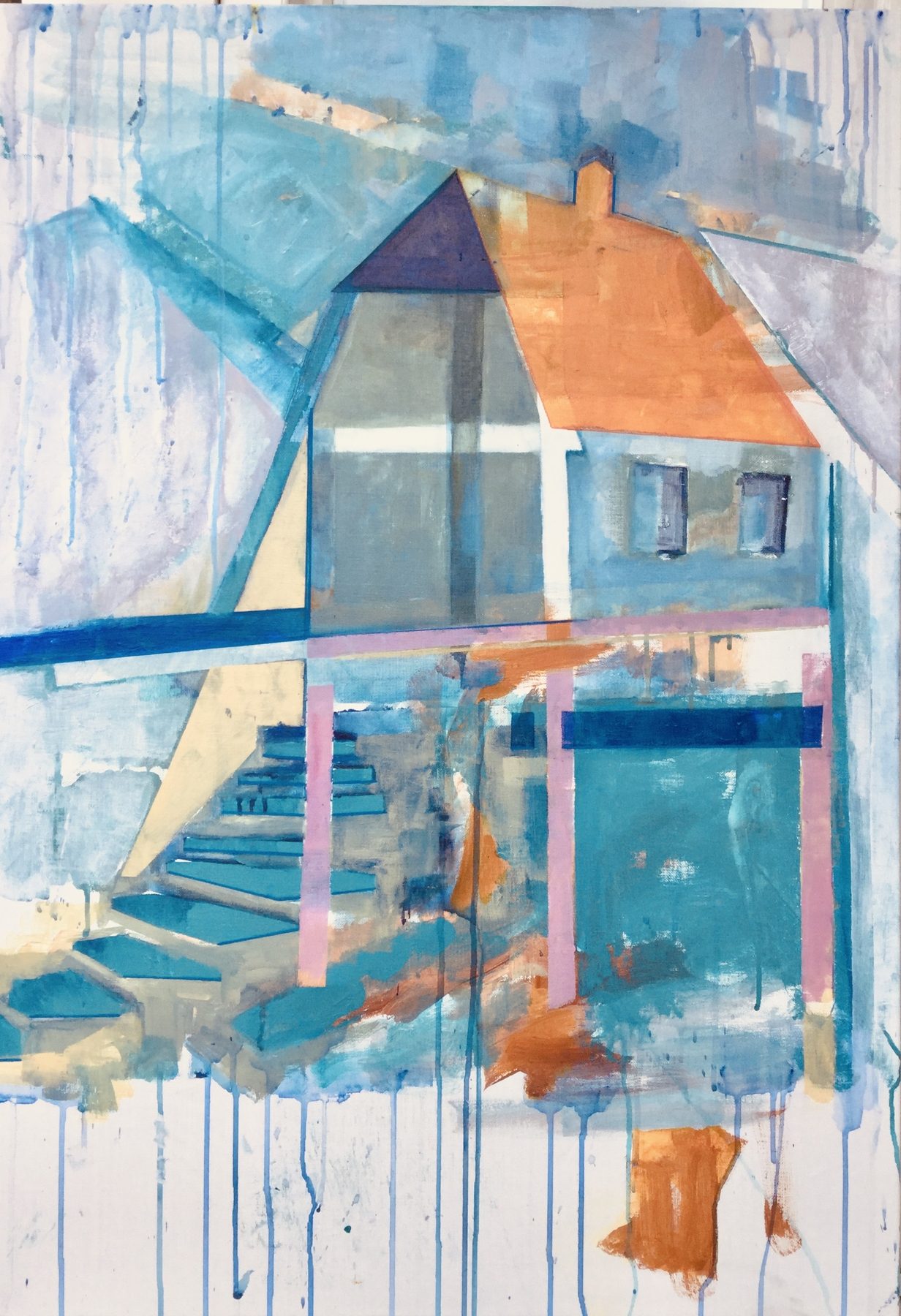 Blue Is The Sky, a painting by Monica Cohn