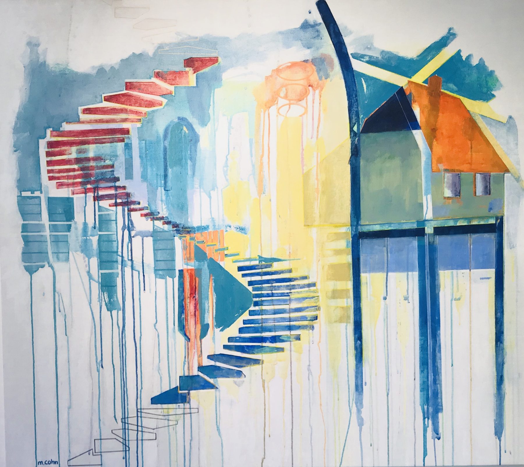 Here Comes The Sun, a painting by Monica Cohn